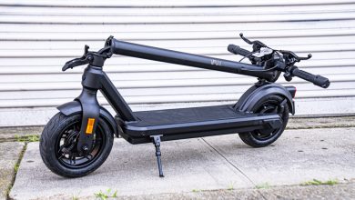 The VMAX VX2 4G Claims Geared Motor Power for Electric Scooters 3 vx2 folded 1 1
