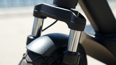 The VMAX VX4: An Unstoppable Commuter Scooter 8 vx4 front susp