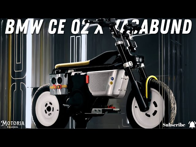 Photos: BMW, Vagabund Reimagine CE 02 e-Scooter Into Retro-Futuristic ‘Parkourer’